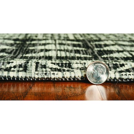 Palacedesigns 39 x 59 in. Charcoal Polypropylene Rug PA3666429